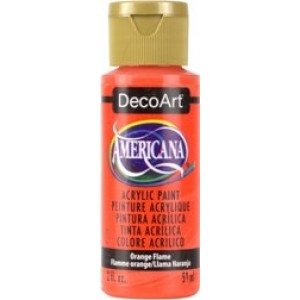 DecoArt, Americana Peinture Acrylique 2oz Flamme Orange DA315
